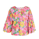 Chunky Bow Floral Top