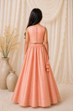 Floral Embroiderd Top & Lehenga set