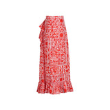 Floral Squirrel Top And Ruffled Skirt