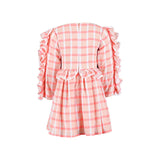Ruffled Check Dress
