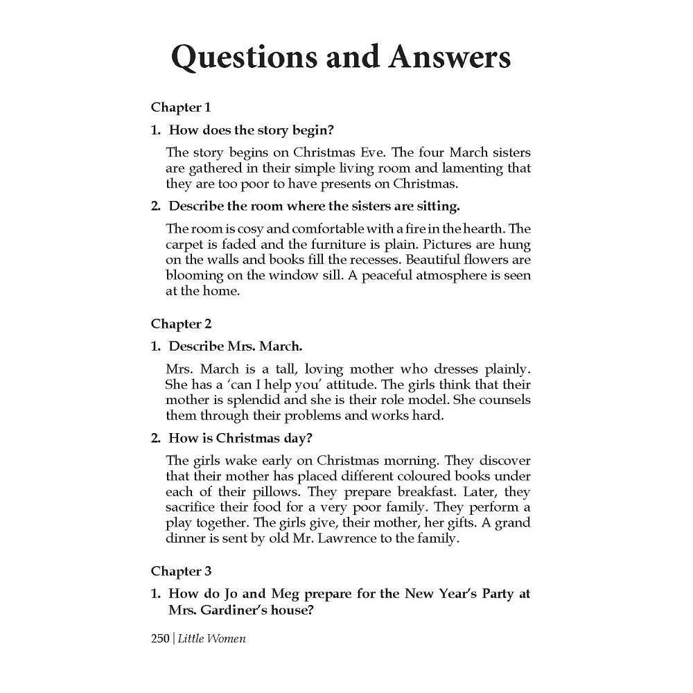 Little Woman-  Illustrated Abridged Classics for Children with Practice Questions