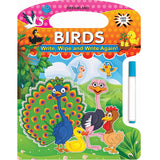 Write and Wipe Book - Birds