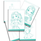 Style Studio Fashion Sketch Activity Book 2 for Girls Age 4-8 years– Creative Design Kit with Sticker Sheets, Stencil Sheets, Dressing Paper & Sketch Pages | Fun DIY Activity Book