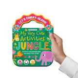 Jungle- Let's Carry-Along Activity, Colouring Book for Kids Age 3 -8 years (My Very Cute Activities Series)