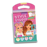 Style Studio Fashion Sketch Activity Book 1 for Girls Age 4-8 years– Creative Design Kit with Sticker Sheets, Stencil Sheets, Dressing Paper & Sketch Pages | Fun DIY Activity Book