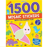1500 Mosaic Stickers Book 3 with Colouring Fun  - Sticker Bok for Kids
