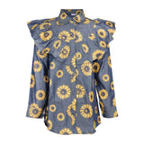Sunflower Print Dress