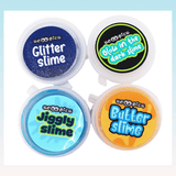 Spacy GooGoo Slime Set (Pack of 4) – Glow, Glitter, Jiggly & Butter Slime with 20 Spooky Wall Crawlers, Sensory Play Toy for Kids (3+ Years)