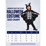 Luminous Ghost Bat cape style Cloak, Kids Halloween Costume Fancy Dress Up