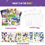 Mosaic Sticker by Number - Magical Unicorn