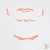 Orange Love Bodysuits - Set Of 3