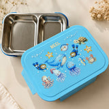 Bento Lunch Box Double Compartment - Underwater