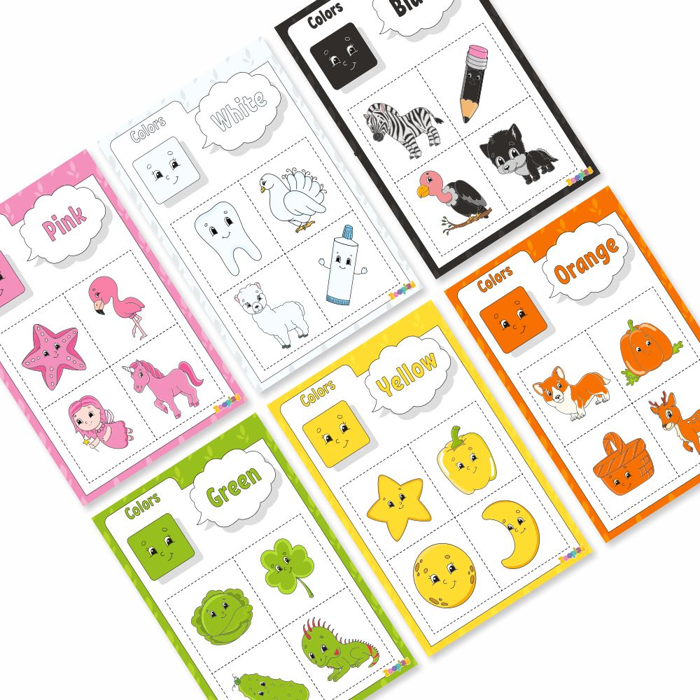 Colour Sorting Activity Mats (10 Colours Included)