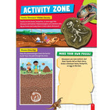 Junior Genius: Dino Discovery – A Fun-Filled Learning Book for Kids Age 7+ | Explore the World of Dinosaurs with Facts, Games, Puzzles