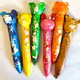 Animal Stick Crayons - Marbled Set of 6 / 12