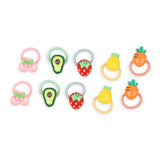 Fruity Knot Rubberbands  (Pack of 5 Pair)