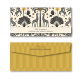 Money Envelope (Adult) - Black & White Safari