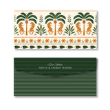 Money Envelope (Adult) - Floral Cheetah