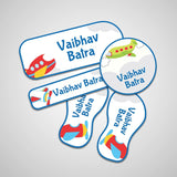 Mini Label Pack - Aeroplane