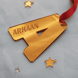 Alphabet Ornament - Gold