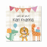 Gift Labels personalised - Animal Bash