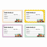 Personalized School Book Labels - Animal Express