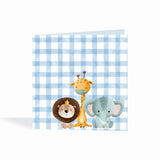 Personalised Gift Notecard - Animal Hugs