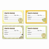 Personalized School Book Labels - Animal Hugs