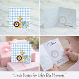Personalised Gift Notecard - Animal Hugs
