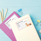 School Book Label -Animal Racer
