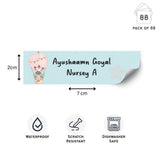 Waterproof Labels - Animal Racer