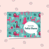 Personalised Gift notecard -Animal Fun