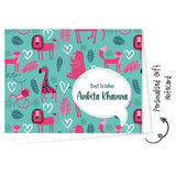 Personalised Gift notecard -Animal Fun