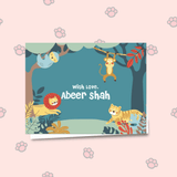 Personalised Gift Notecard - Animal Kingdom