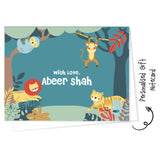 Personalised Gift Notecard - Animal Kingdom