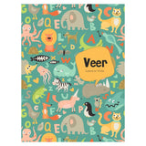 Personalized Writing Practice Book - Animal World