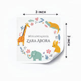 Gift Labels - Animal Wreath