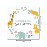 Gift Tag - Animal Wreath