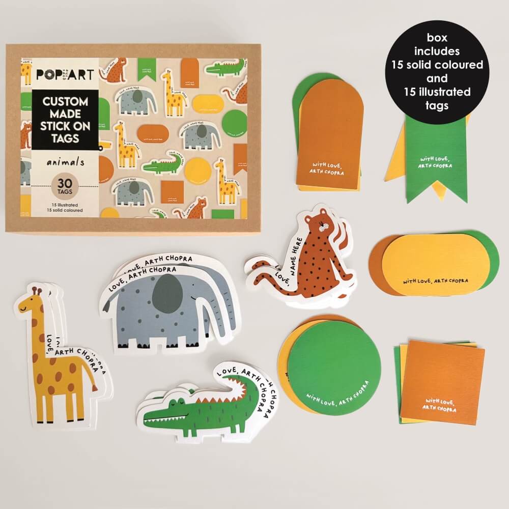 Elevate your gift presentation with our Stick-On Tags! – Popup Kids