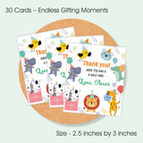 Thank You Tag - Animal Party