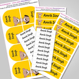 Camping Labels Pack - Animal