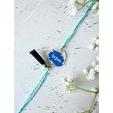 Acrylic Rakhi  to Keychain Keepsake - Round