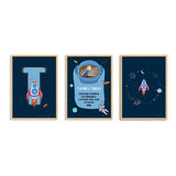 Doodle's Wall Frames - Child Of The Universe (Set Of 3) Style 2