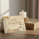 Personalised Gift Notecard - Autumn Fall