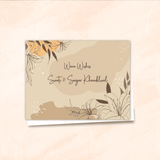 Personalised Gift Notecard - Autumn Fall