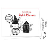 Personalised Gift Notecard - Autumn House