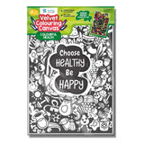 Velvet Colouring Posters - Colourful Health