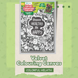 Velvet Colouring Posters - Colourful Health