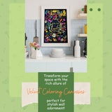 Velvet Colouring Posters - Colourful Health