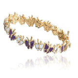 Enamel Butterfly Bangle